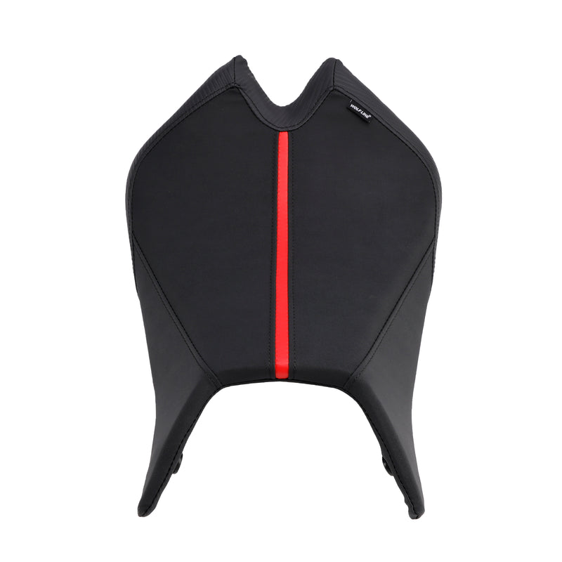 Front Raider Seat Driver Cushion Pu Fit Black For Aprilia Rsv4 1100 2021-2024 Black