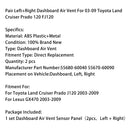 Pair Left+Right Dashboard Air Vent For Toyota Land Cruiser Prado 120 FJ120 03-09