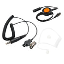 7.1-A3 Single Transparent Air Tube Headset For Hytera PD780/700/788/782 PT580H