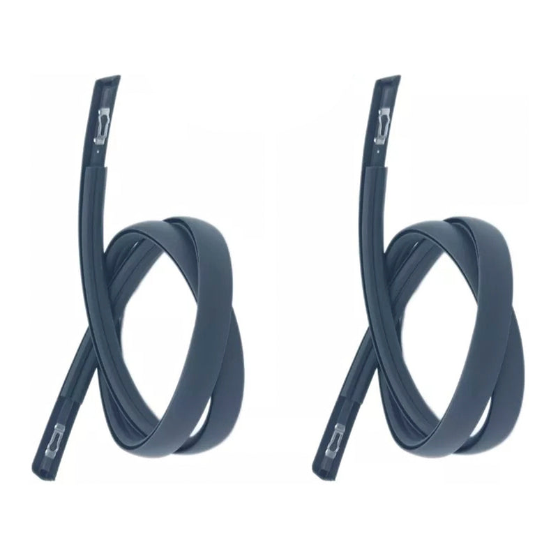 2PCS Roof Drip Molding Trim Left & Right Side Rubber For Civic Sedan 2012-2015