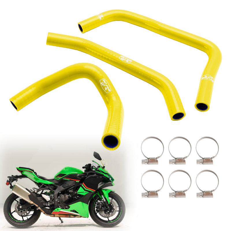 Silicone Radiator coolant Hose kit For Kawasaki ZX4R ZX-4RR 2023-2024