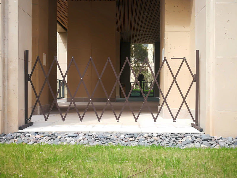 Garden Security Fence Gate Expandable Barrier  Aluminum Pet Barrier Traffic