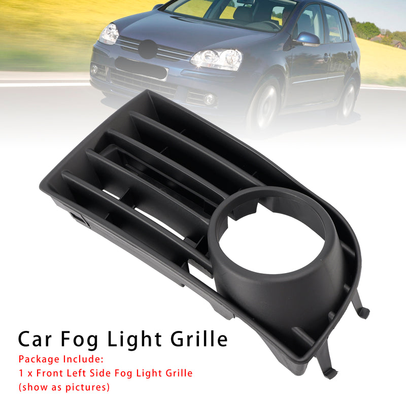 Front Left Side Bumper Grille Fog Light Grill For VW Golf V MK5 2005-2009