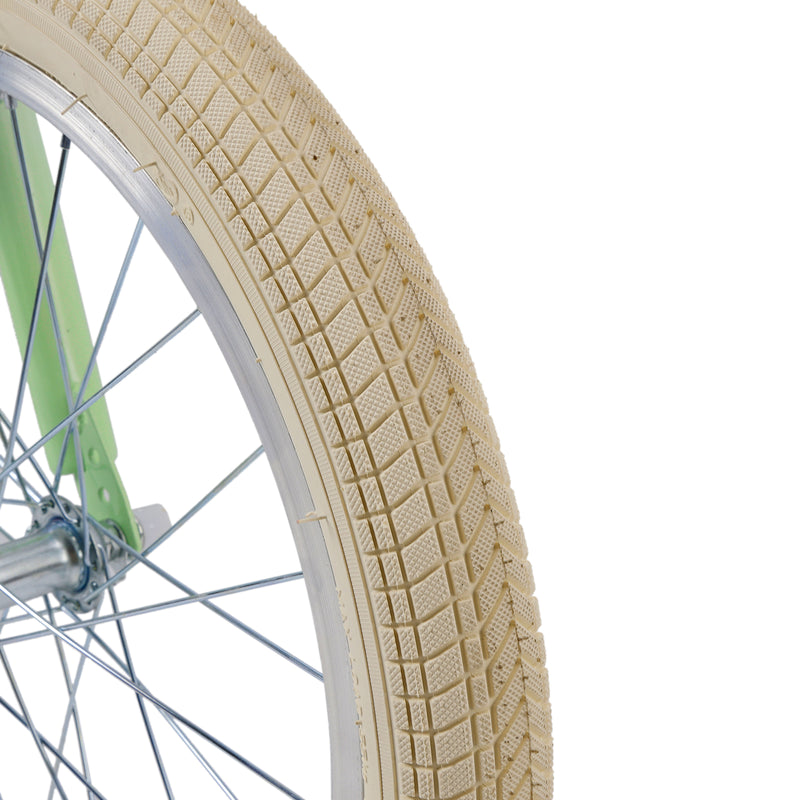 16" Child Bicycle Girls Bike with auxiliary wheels & Rack & Basket Green