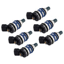 1989-1996 Nissan 300ZX Z32 3.0L TURBO V6 6Pcs Fuel Injector 16600-40P07