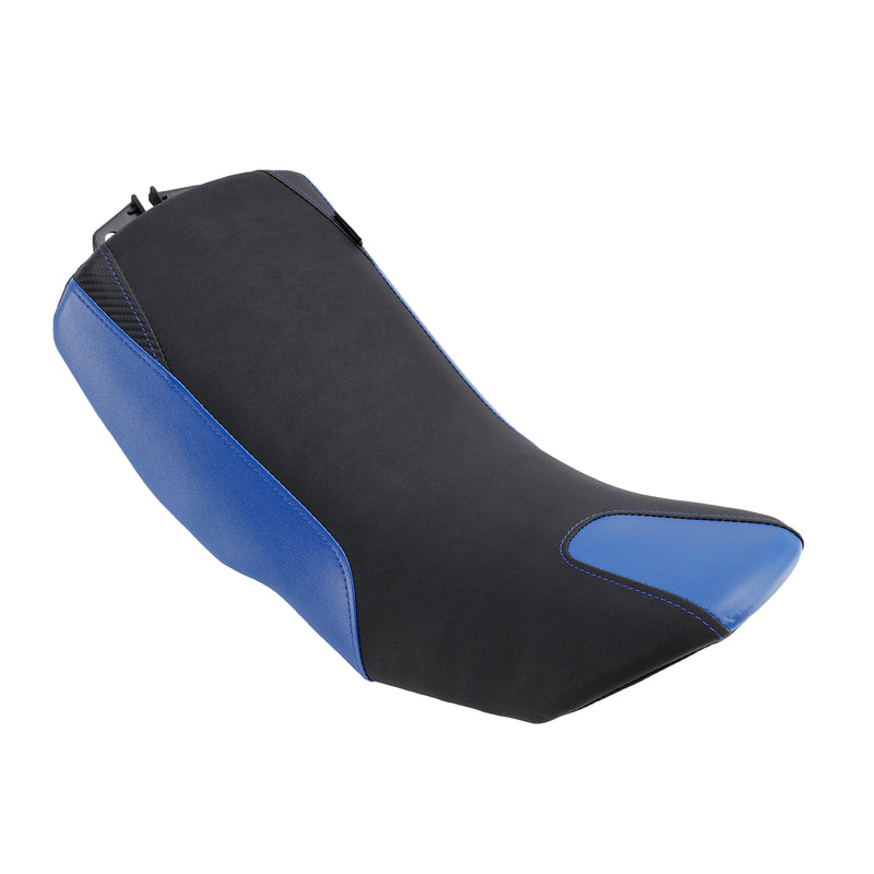 Front Driver Raider Seat Pillion Saddle Blue For Yamaha Tenere 700 2019-2024 Black