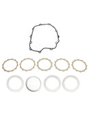 Clutch Friction Plates And Gasket Kit for Kawasaki Ninja 250 300 EX300 2015-2017