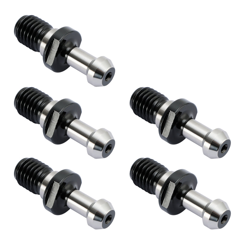 5Pcs CAT40 45° Pull Stud Retention Knob Fits For Any Haas CAT40 CNC Silver