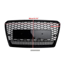 2012-2015 Audi A7/S7 RS7 Style Honeycomb Mesh Front Grill Grille Black