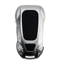 Audi A1 A3 S3 Leather Alloy Zinc Car Key Silvery Case Cover