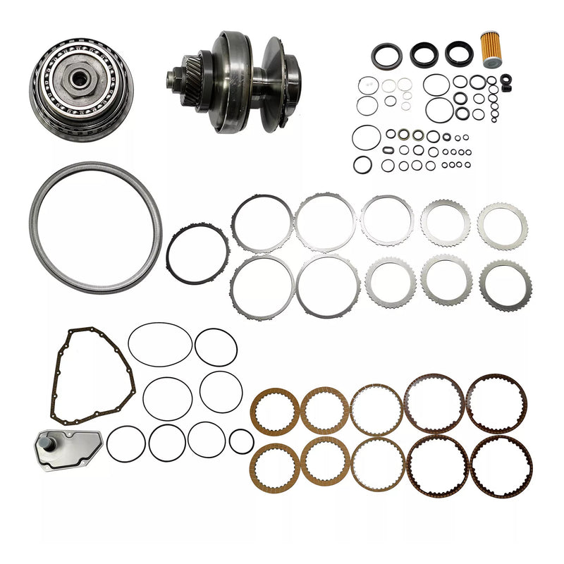 Transmission Master Rebuild Kit & Pulley W/ Belt JF015E RE0F11A 29T For MITSUBISHI