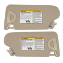 2PCS Beige Sun Visor Left & Right 96401-3TA2A 96400-3TA2A For Nissan Altima 2013-2018
