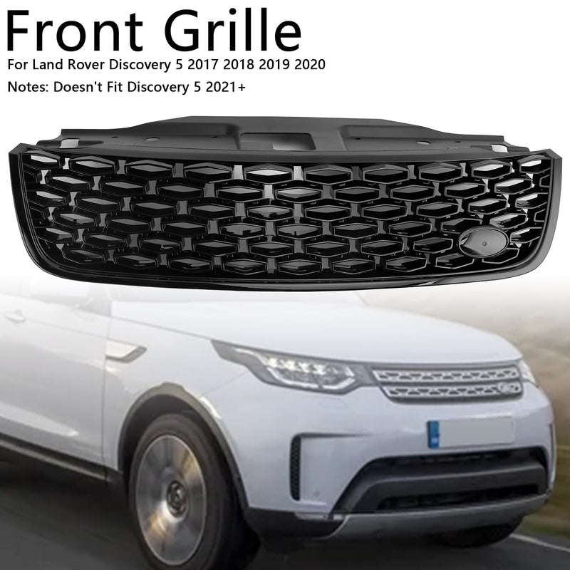 Dynamic Style Front Grille Fit Land Rover Discovery 5 L462 2017-2020 Black