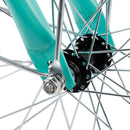 24 inch Women City Bicycle Beach Cruiser Bike with Basket & Rack Green