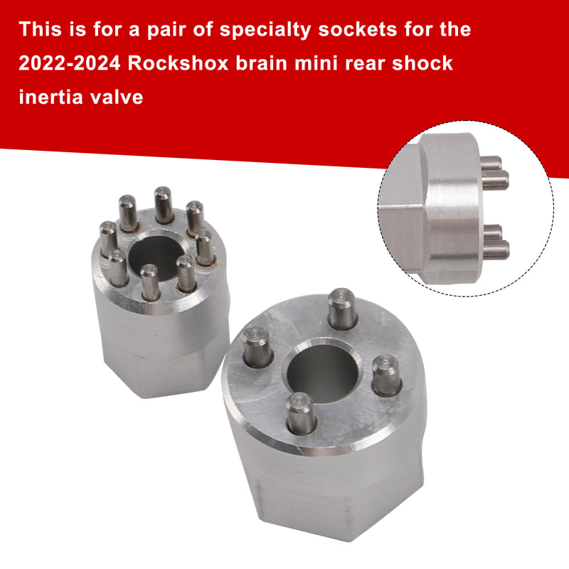 RockShox Brain Inertia Valve Tool 2022-2024–Socket Set for Specialized MINI Shock