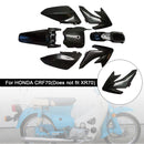 Body Plastic Kit Fender Fairing For HONDA CRF70 DIRT BIKE Black
