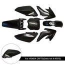 Body Plastic Kit Fender Fairing For HONDA CRF70 DIRT BIKE Black