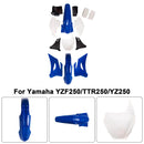 Body Plastic Kit Front Rear Fender Fairing For Yamaha YZF250 TTR250 YZ250