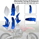 Body Plastic Kit Fender Fairing For Honda CRF150R/RB 2007-2014 Blue