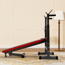 Adjustable Weight Bench Folding Bench Press w/Barbell Rack Pec workout