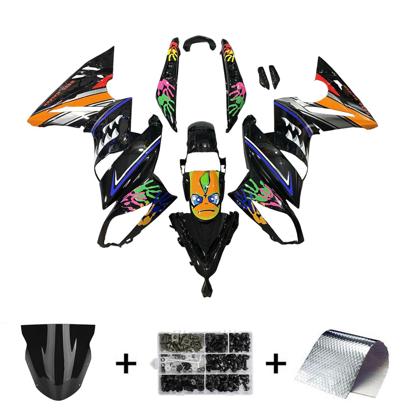 Injection Fairing Kit Plastic for Kawasaki Ninja650 ER-6F EX650 2009-2011