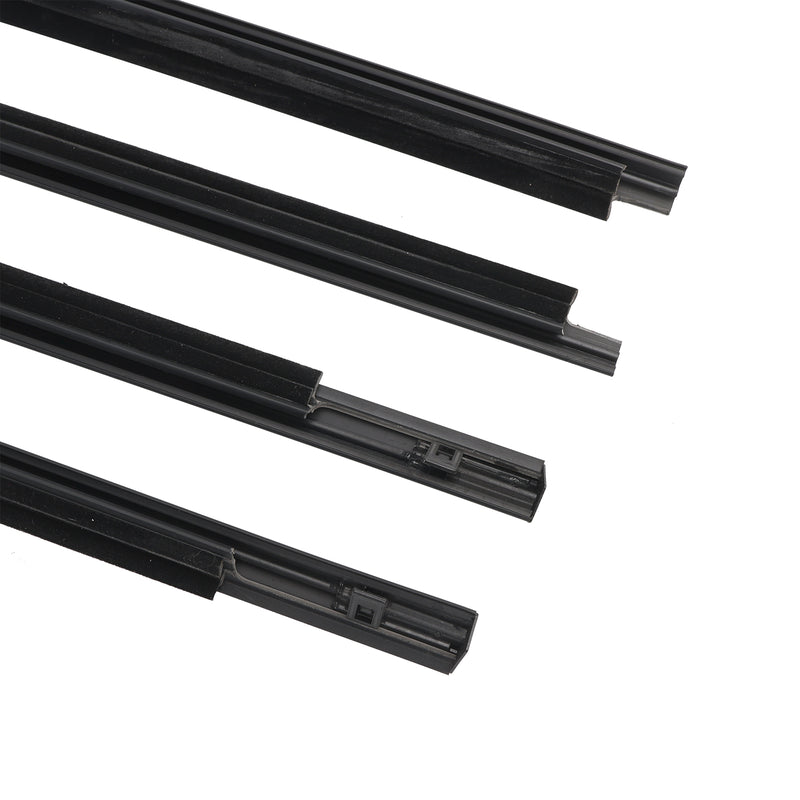 4PCS Window Weather Strip Seal Belt For Nissan X-trail 2001-2007