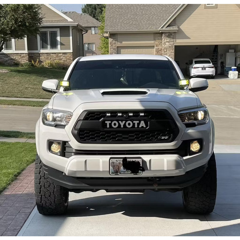 Toyota Tacoma | 2016 - 2023 | TRD Pro Grille | Matte Black + Toyota Letter + LED Lights