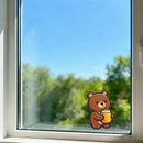 Cute bear stickers vinyl material car laptops water bottles Can be customized