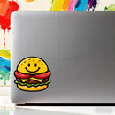 Spoof burger stickers vinyl material car laptops water bottles Can be customized