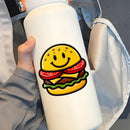 Spoof burger stickers vinyl material car laptops water bottles Can be customized