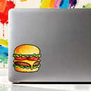 Hamburger stickers vinyl material car laptops Can be customized