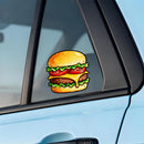 Hamburger stickers vinyl material car laptops Can be customized