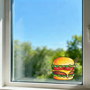 Hamburger stickers vinyl material car laptops Can be customized