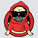 Pug stickers made of vinyl suitable for cars laptops water bottles customizable