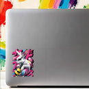 Lucky Rabbit waterproof vinyl stickers suitable for laptops luggage car windows
