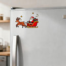 Santa Claus Reindeer Stickers vinyl material car laptops  Can be customized
