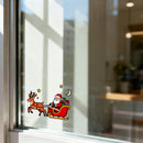 Santa Claus Reindeer Stickers vinyl material car laptops  Can be customized