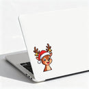 Christmas reindeer stickers vinyl material car water cup  Can be customized