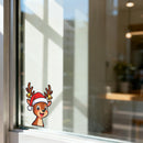 Christmas reindeer stickers vinyl material car water cup  Can be customized