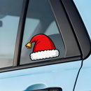 Christmas hat stickers vinyl material car water cup  Can be customized