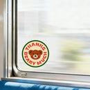 Bear Elements Envelope Sealing Waterproof Stickers for Luggages Windows Cups