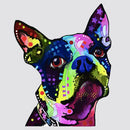 Rainbow Puppy Self-adhesive Waterproof Stickers for Luggages Laptops Thermos