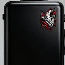 Roaring Gray Wolf Waterproof Vinyl Stickers Personalized for Cars Luggages