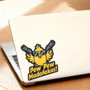 Angry Old Man Waterproof Vinyl Stickers for Cars Glass Thermos Customizable