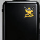 Angry Old Man Waterproof Vinyl Stickers for Cars Glass Thermos Customizable