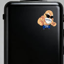 Chick with a gun Vinyl Stickers for Cars Windows Luggages Laptops Customizable