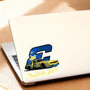 Sports Car No.3 Waterproof Vinyl Stickers for Cars Luggagas Windows Customizable