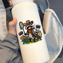 Raccoon Explorer Stickers vinyl material suitable for suitcases and notebooks