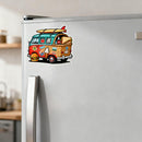 Hamburger Bus Stickers Vinyl Material  Suitable for Cars and Luggage  Customizable