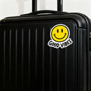 Smiley face stickers that spread positive energy made of vinyl customizable